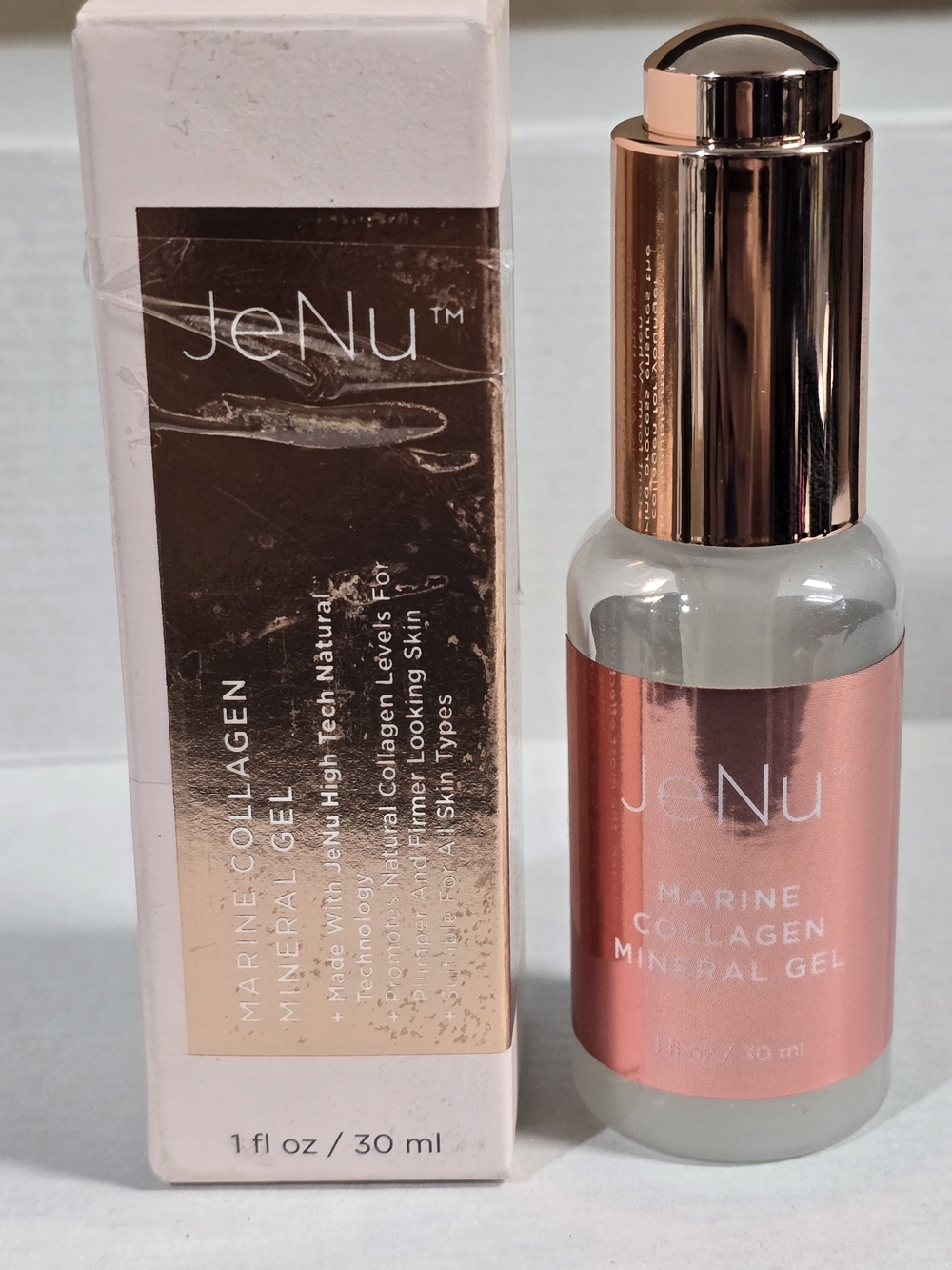JeNu Marine Collagen Mineral Gel Primer — Rose Gold